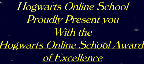 Hogwarts Online School Award of Excellency