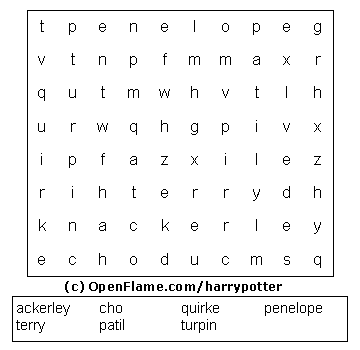 Click on Word Search for Larger Printable version!